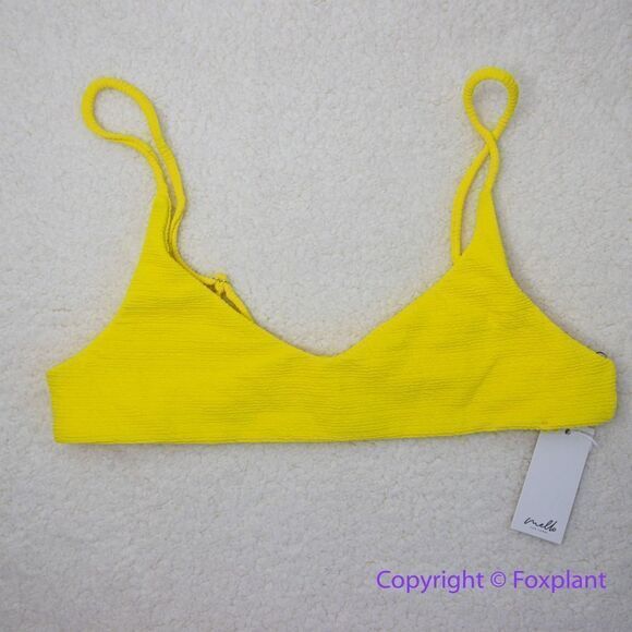 New! Set! Mello the Label low cut top and Brazilian bottom in Limao , size M - Picture 6 of 15